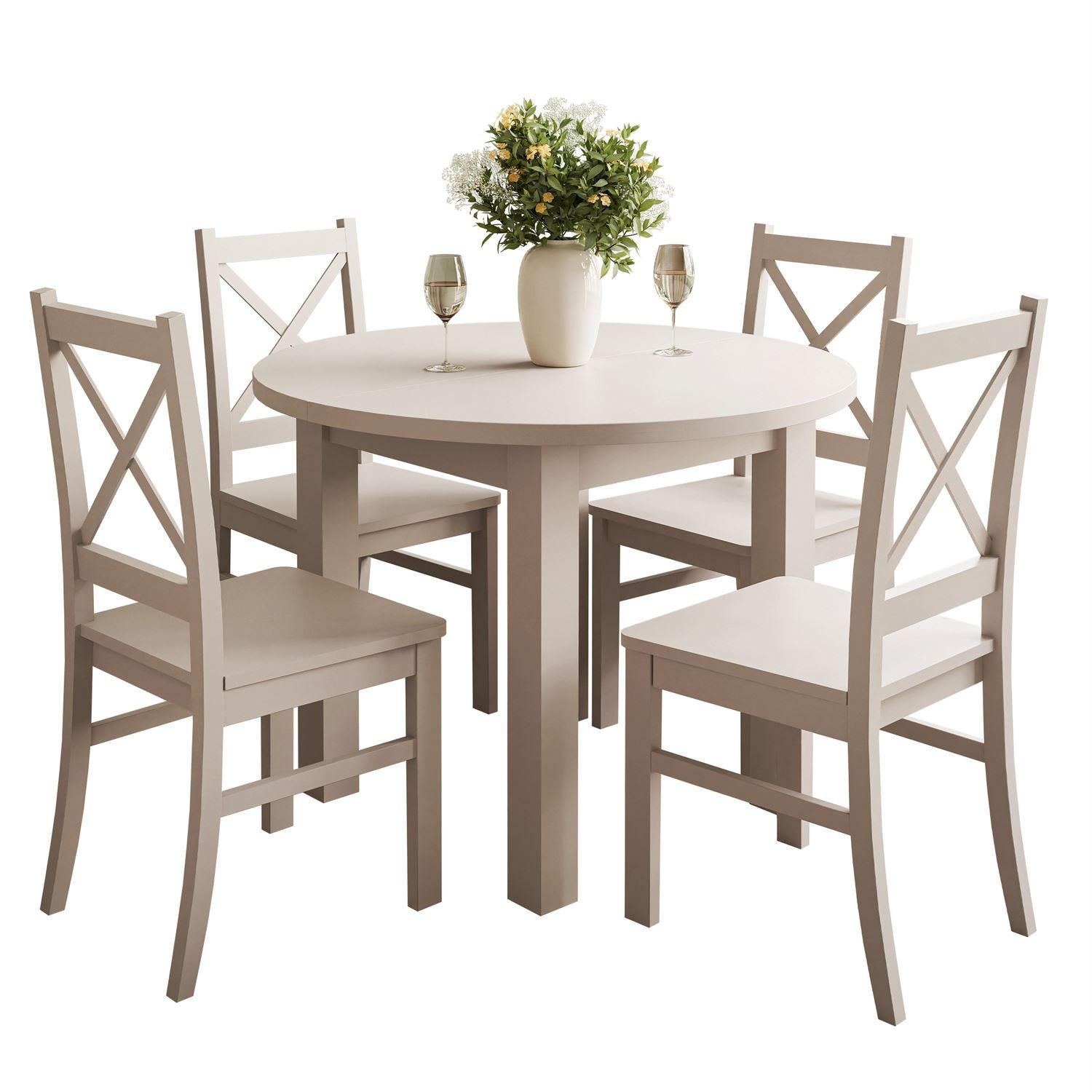 Lookway Tischgruppe Kaschmir 140x77x100 cm