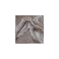 WANDPANEEL Gihan Schwarz 42/5/42cm - Schwarz, Metall (5/42/42cm) - PTMD Collection