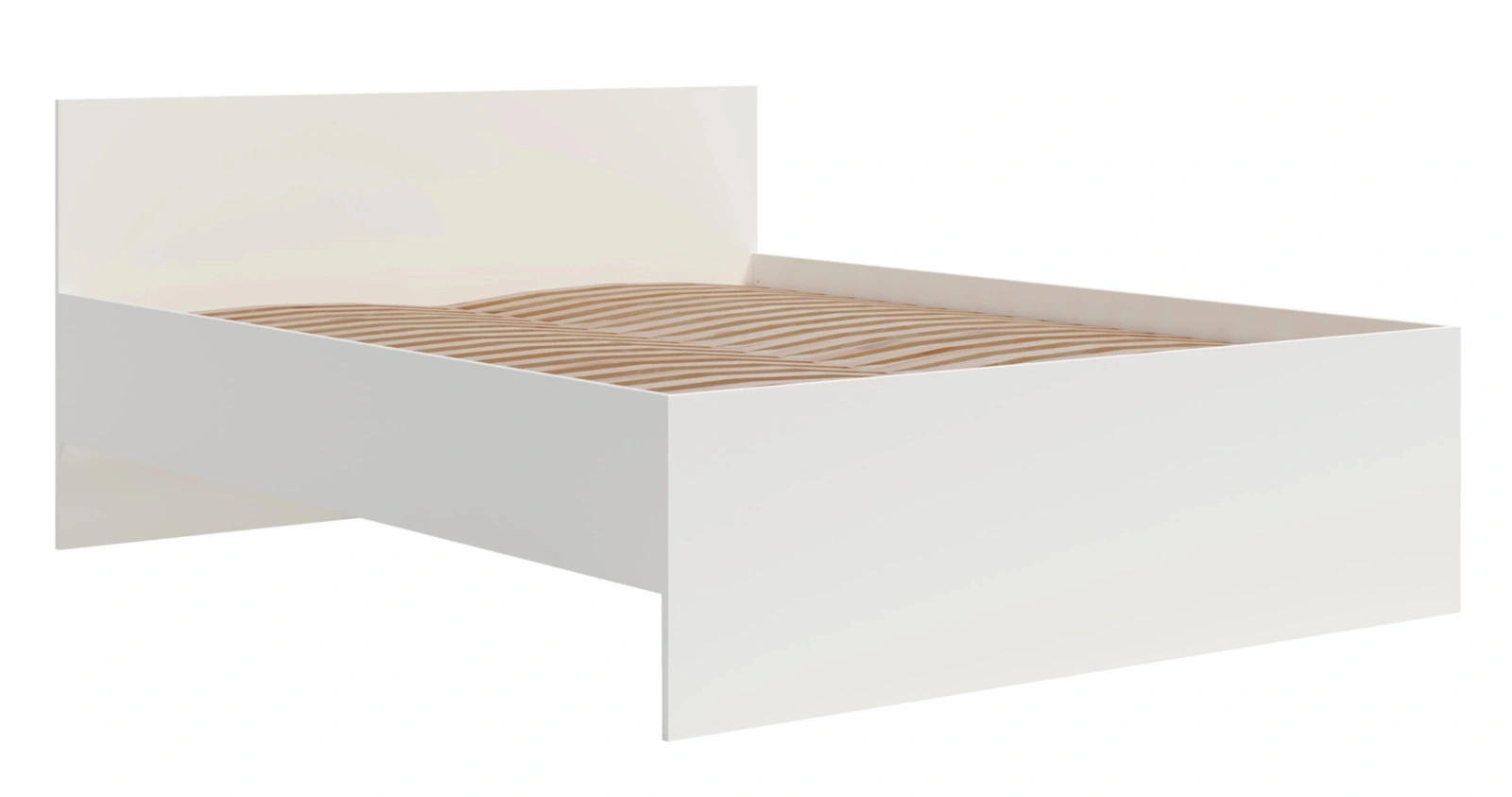 BETT 160x200 cm Weiß - mit Lattenrost - Modena - Weiß, Holz - Ravio