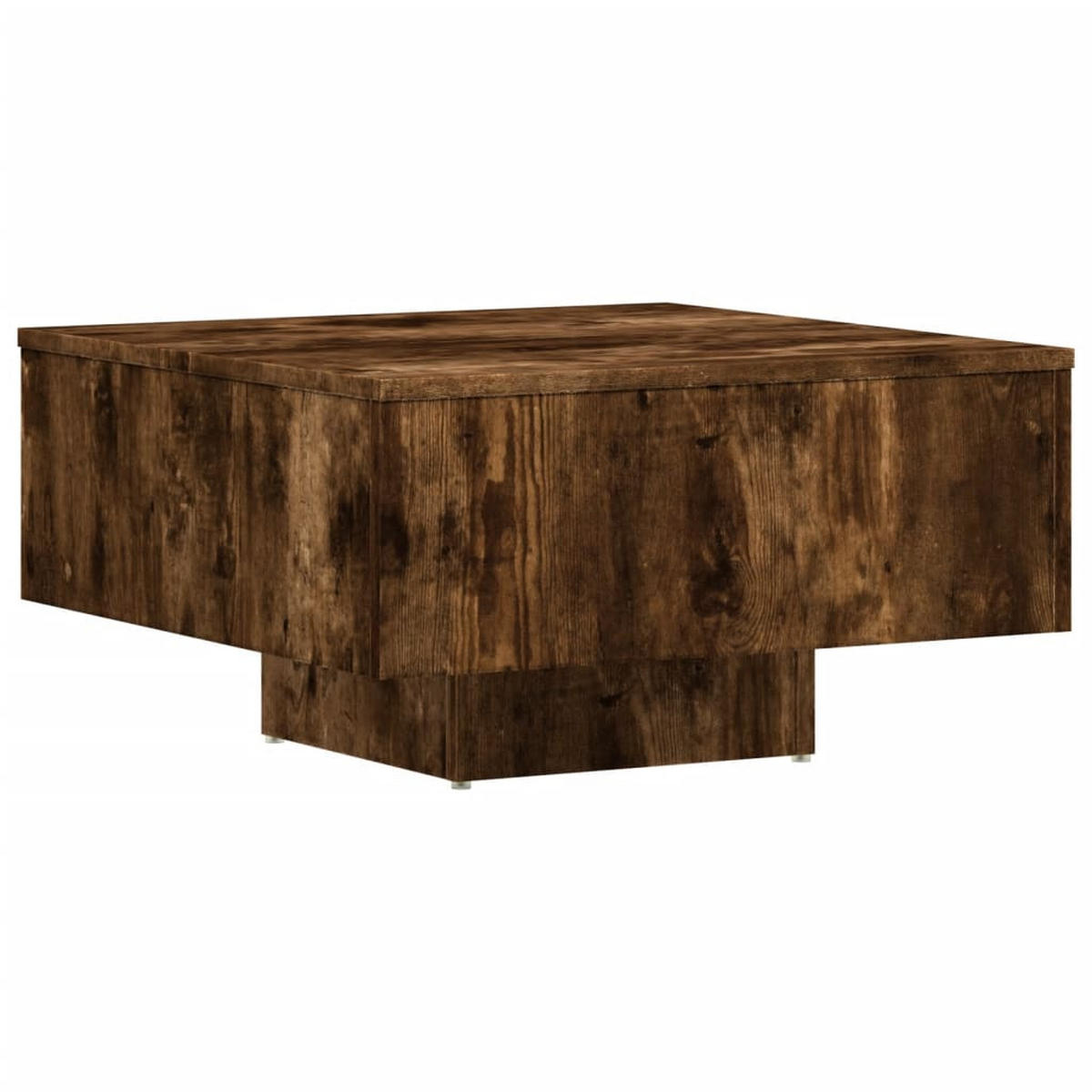 COUCHTISCH Räuchereiche 60x60x31,5 cm Holzwerkstoff - Mooreichefarben, Holzwerkstoff (60/60/31.5cm) - furnicato