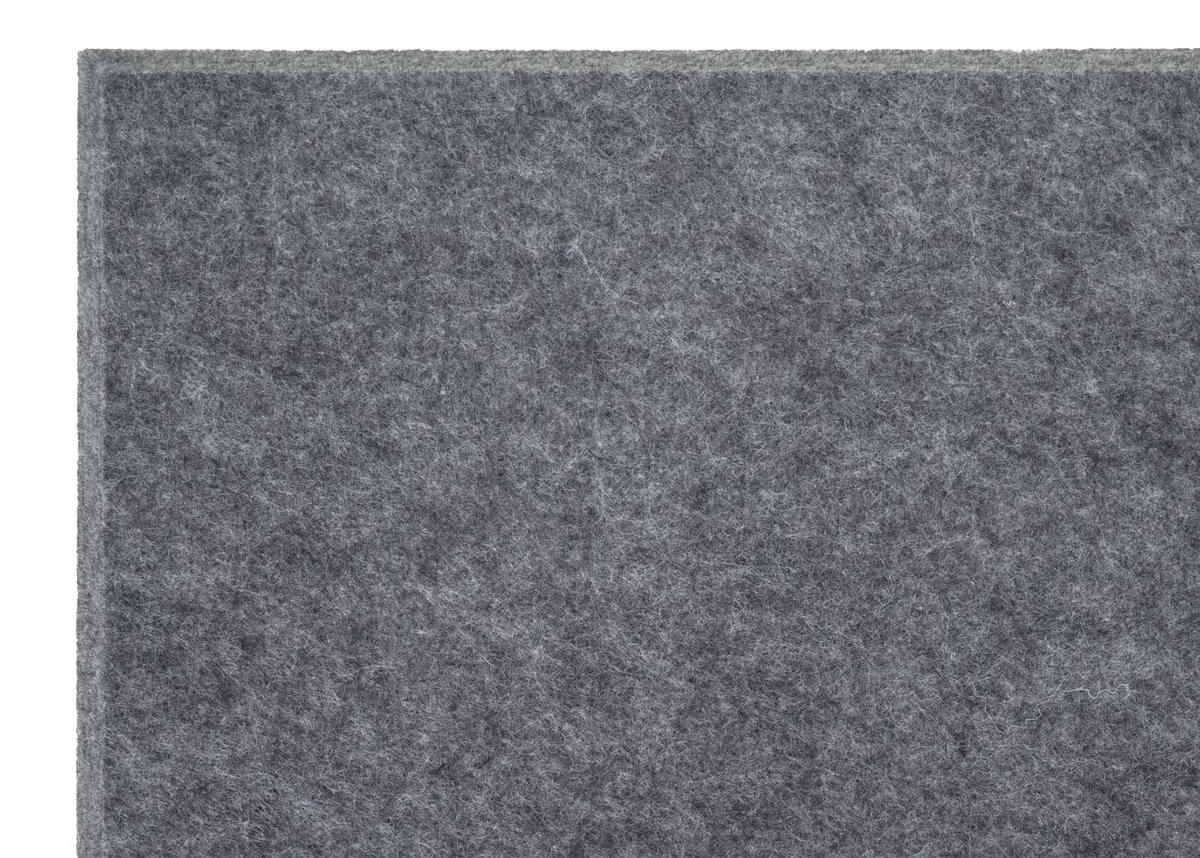 AKUSTICKÝ STENOVÝ PANEL, sivý, kompletná sada - sivá, textil (30/60/1cm) - MCW