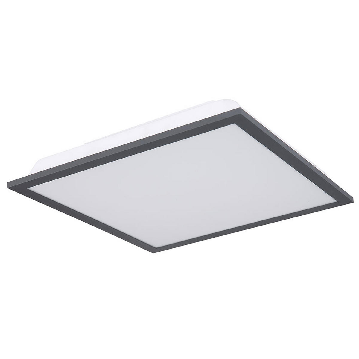 LED DECKENLEUCHTE, Weiß, quadratisch - Weiß, Metall (30/30/6cm) - Globo Lighting
