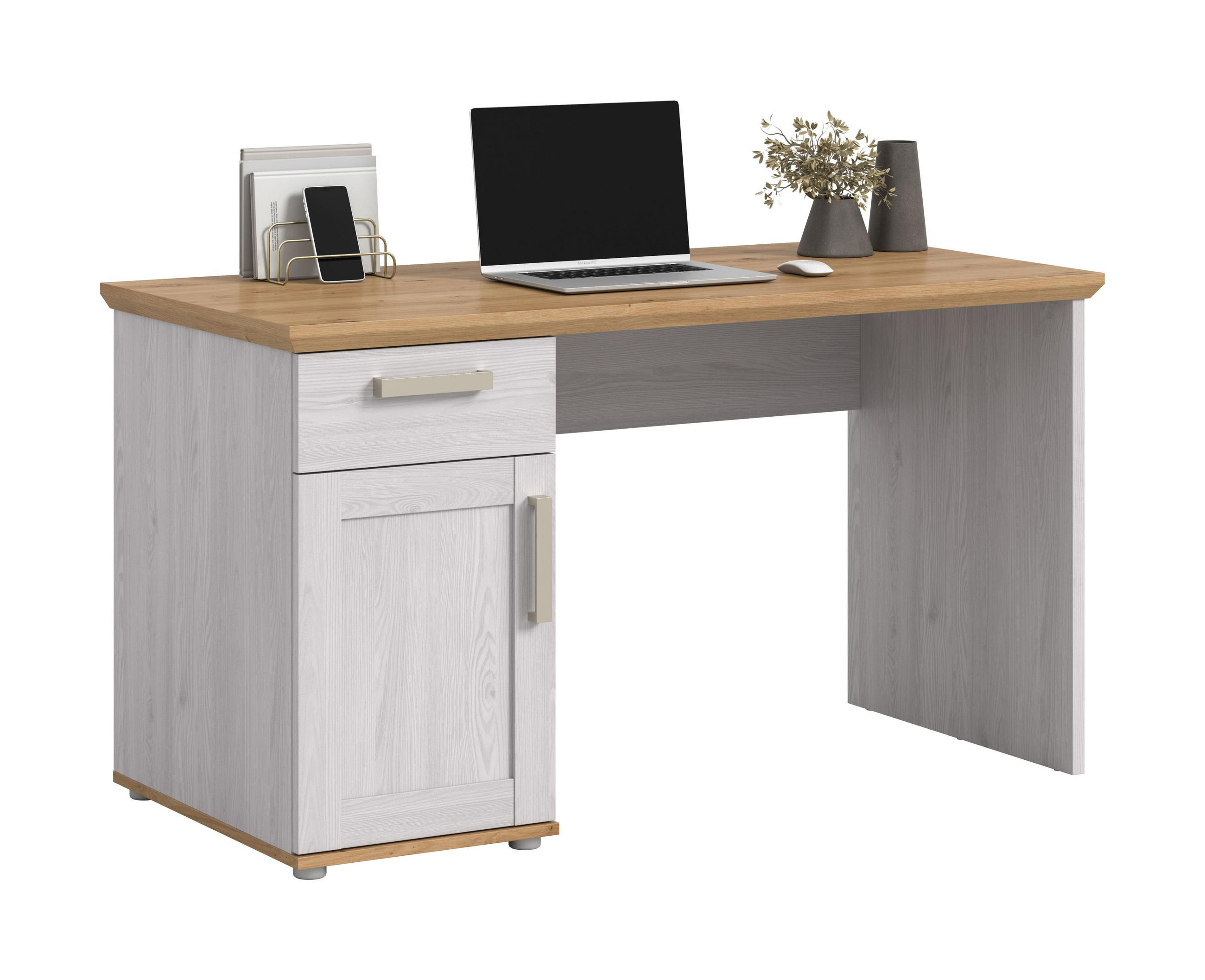 SCHREIBTISCH Verona Sibiu Lärche 134/62/75 cm - Lärchefarben, Holzwerkstoff (62/134/75cm) - Xonox