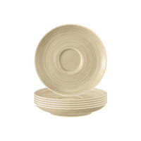 ESPRESSOUNTERTASSEN Terra Sandbeige ø 12 cm 6er Set - Beige, Keramik (12cm) - Seltmann Weiden