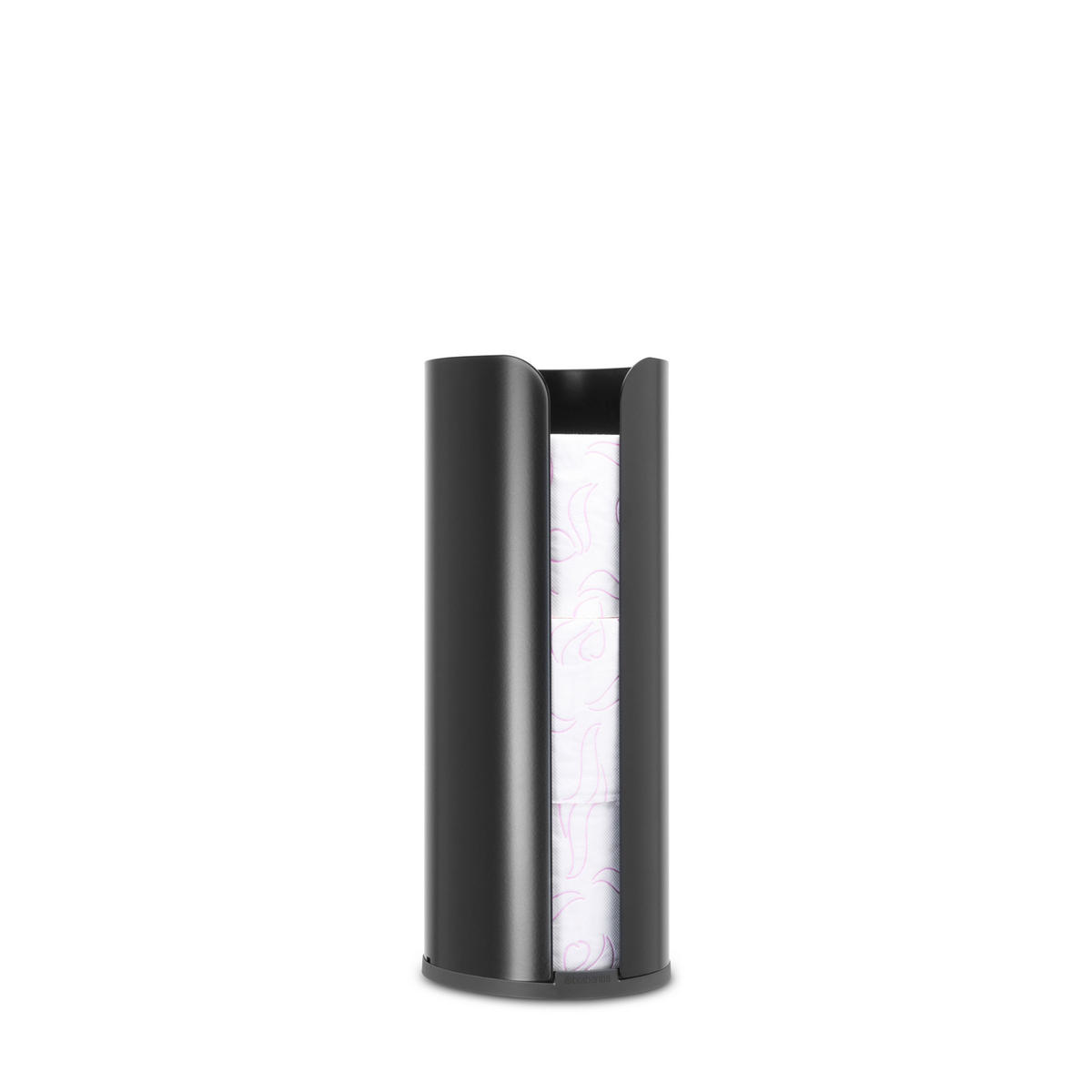 TOILETTENROLLEN-SPENDER, Matt Black, für 3 Rollen - Schwarz, Metall (13.2/32.1/13.2cm) - Brabantia