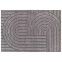 TEPPICH, Grau - Grau, Textil (160/230cm) - Oviala