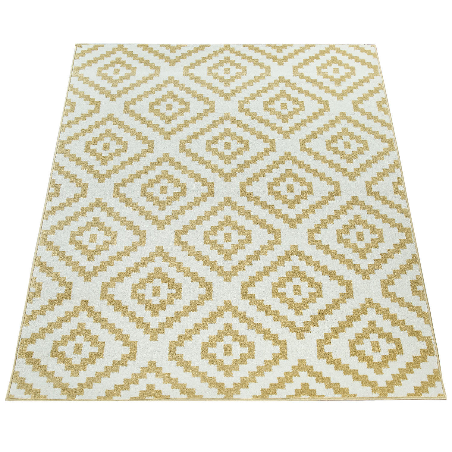 KURZFLORTEPPICH 120/170 cm Stella 400 - Hellgelb, Textil (120/170cm) - Paco Home