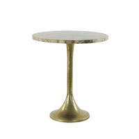 TISCH - Gelb - 48/48/53 cm - Gelb, Metall (48/48/53cm) - Light & Living