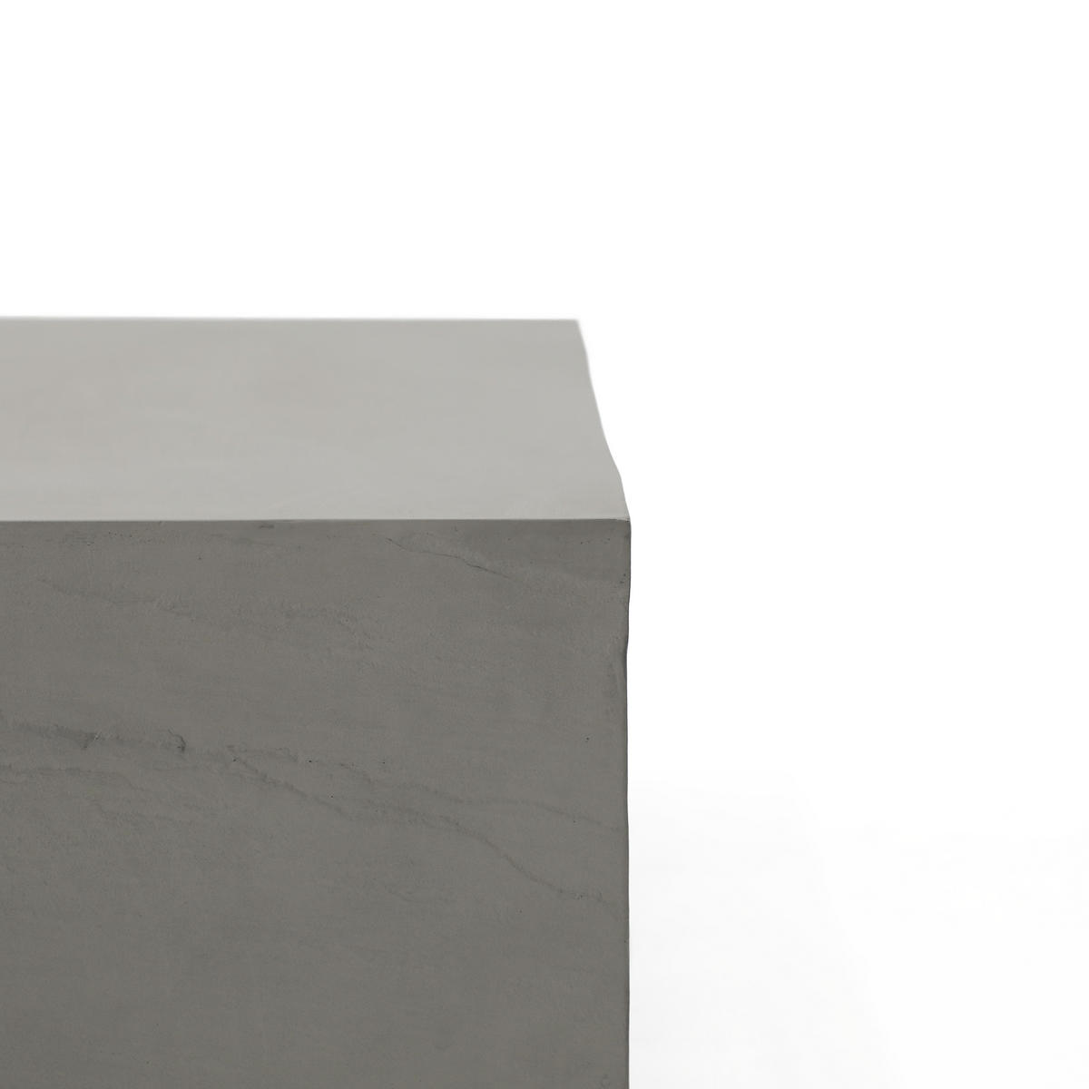 COUCHTISCH COLORADO aus GF-Beton Quadrat, Wetterbeständig, 102x102x36 cm - Grau, Naturmaterialien (102/102/36cm) - Elementi