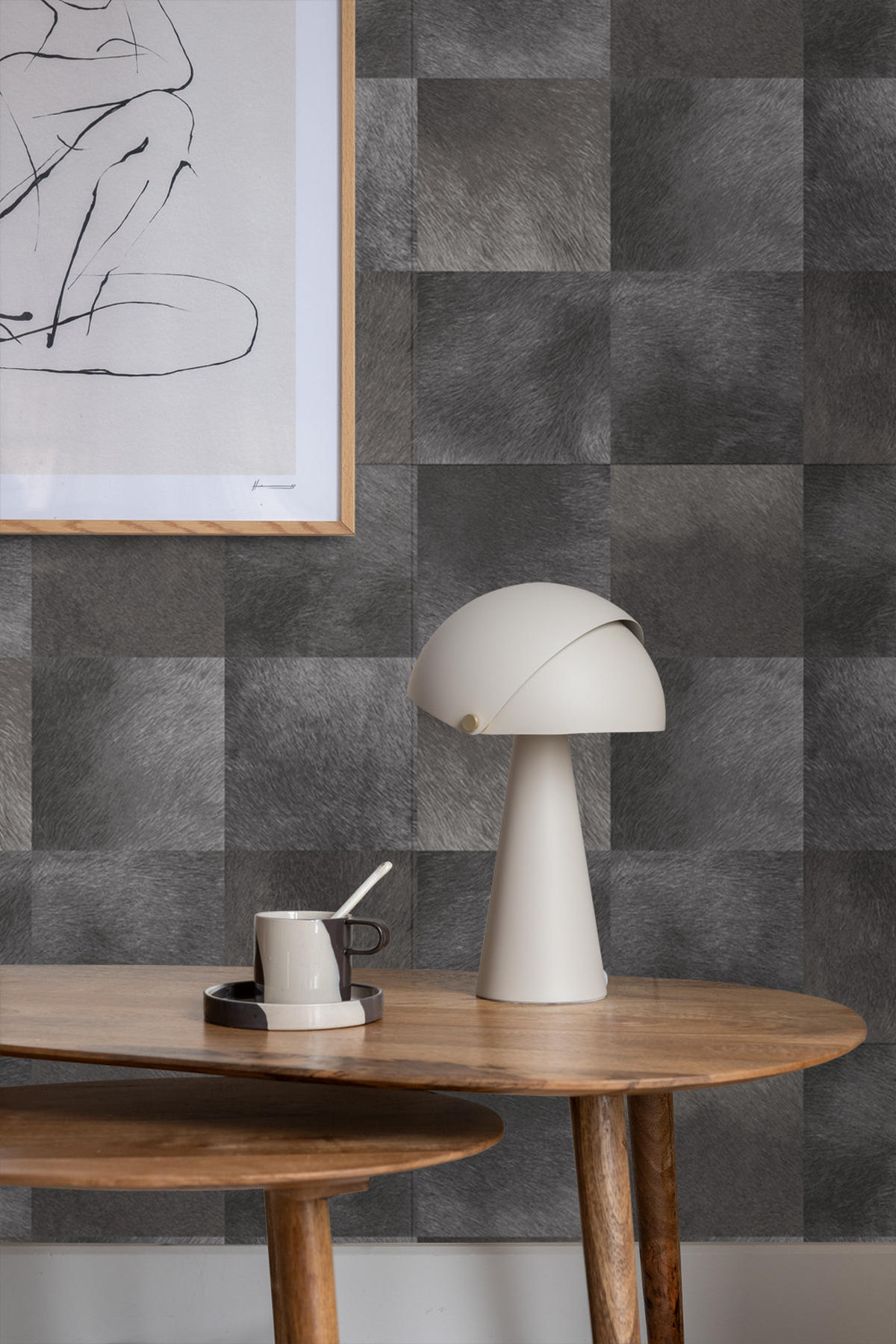 TAPETE Tierhautmuster 53 cm x 10.05 m - Grau, Papier (53/1000cm) - Origin Wallcoverings