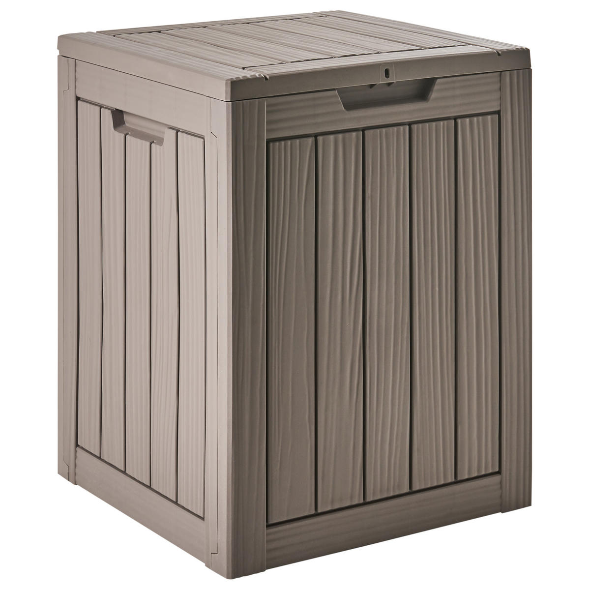 AUFBEWAHRUNGSBOX Medellin 46 cm 43 cm Taupe - Taupe, Kunststoff (46/58/43cm) - Beliani