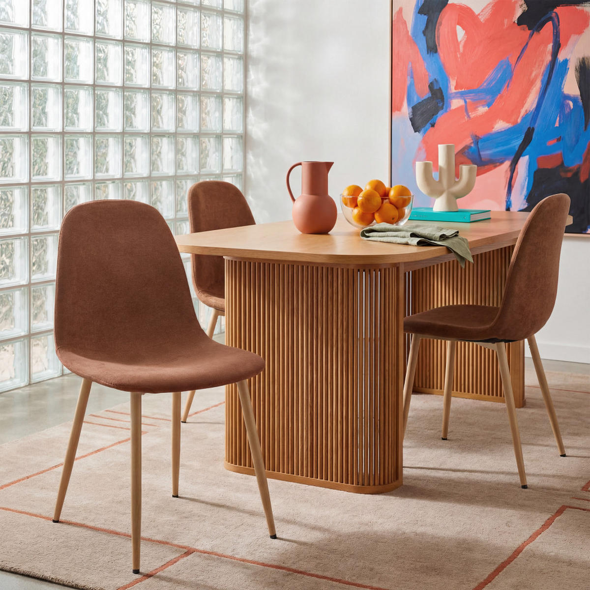 ESSTISCH - Klares Holz - Eschefarben, Holz (210/90/75cm) - Drawer