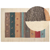 KURZFLOR-GABBEH Sarilar 230/160 cm - Multicolor, Textil (160/230cm) - Beliani