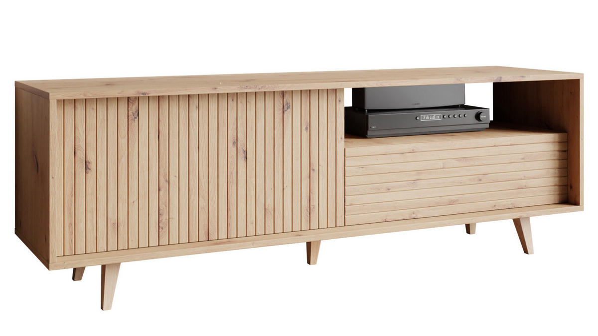 TV-ELEMENT Ferido - Beige, Holzwerkstoff (152/52/40cm) - MIRJAN24