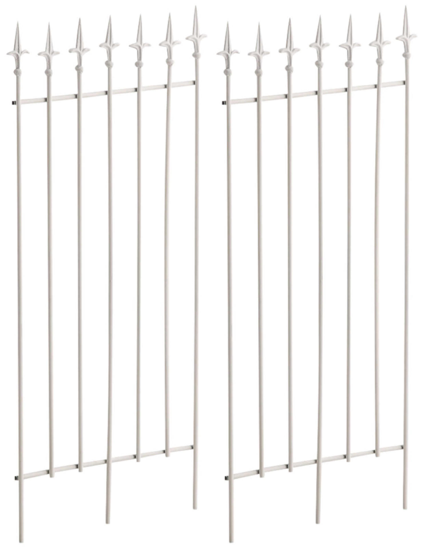 RANKGITTER Elly - 2er Set weiß - Weiß, Metall (50/100/2cm) - TPFGarden