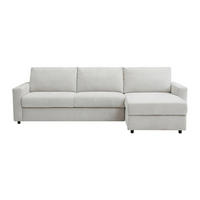 SCHLAFSOFA - 5 Personen - Stoff - Beige - - Beige, Textil (284/90/160cm) - Vente-Unique