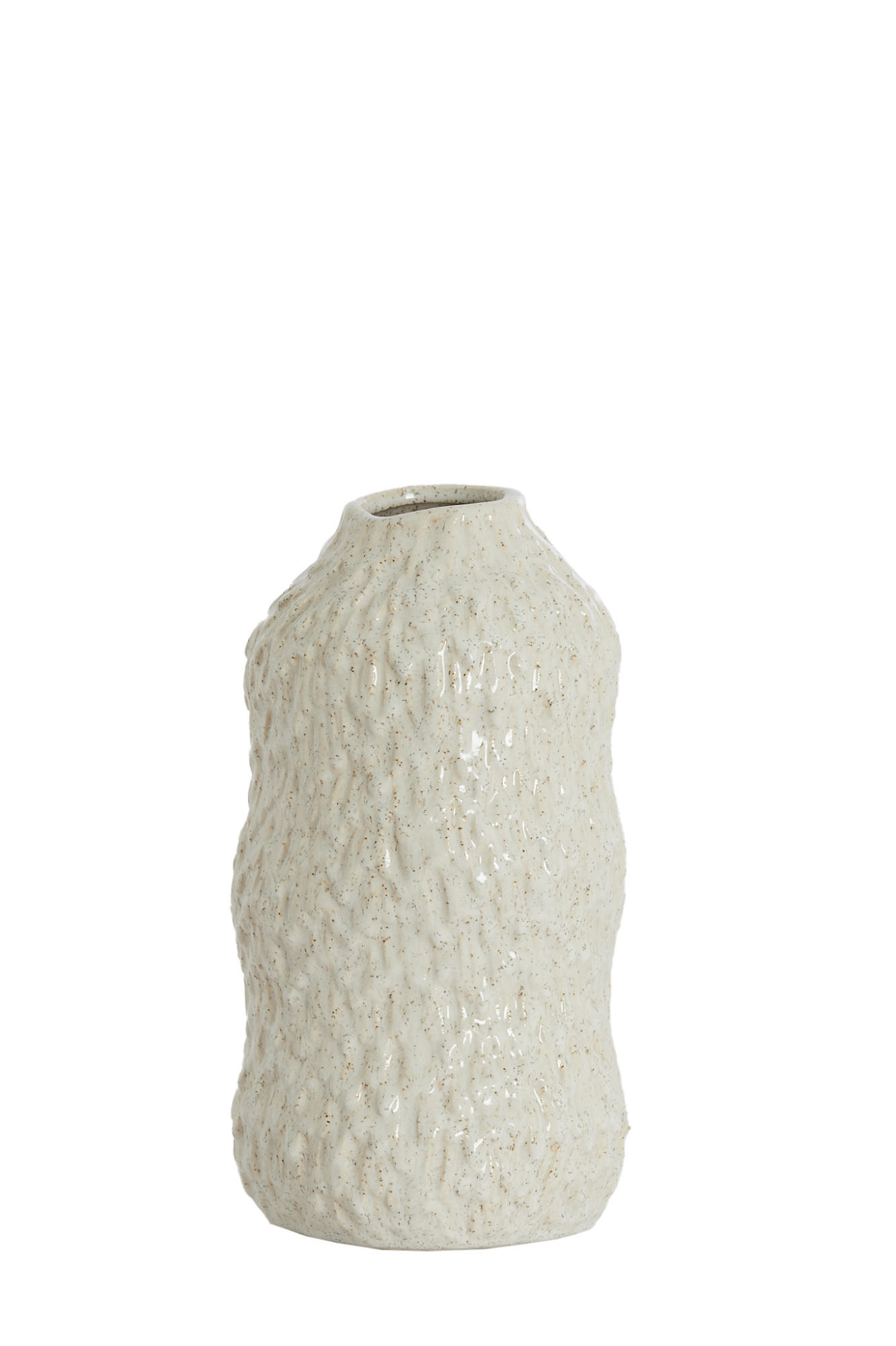 VASE Asola Weiß Ø15/28 cm - Weiß, Keramik (28cm) - Light & Living