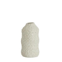 VASE Asola Weiß Ø15/28 cm - Weiß, Keramik (28cm) - Light & Living