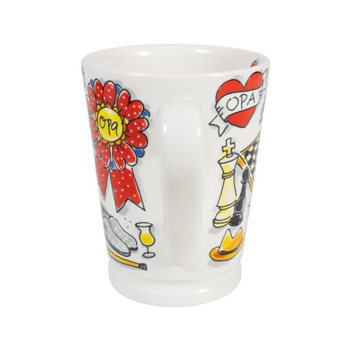 MAZAGRAN-BECHER Opa in Bunt - 500 ml - Multicolor, Keramik (0.5L) - Blond Amsterdam
