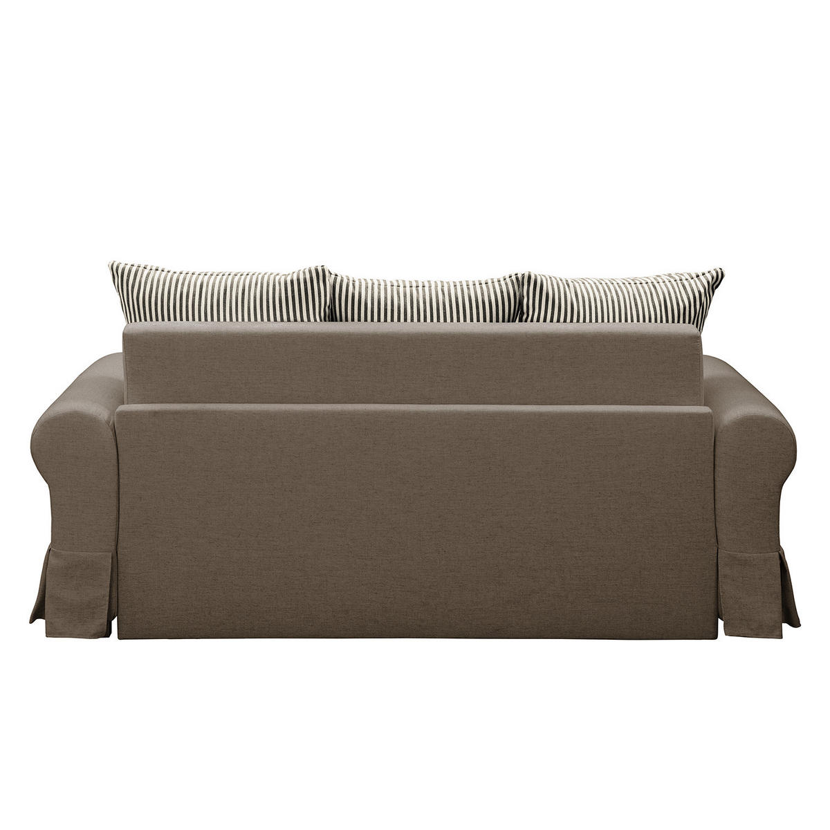 SCHLAFSOFA - Taupe, Textil (205/90/90cm) - home24