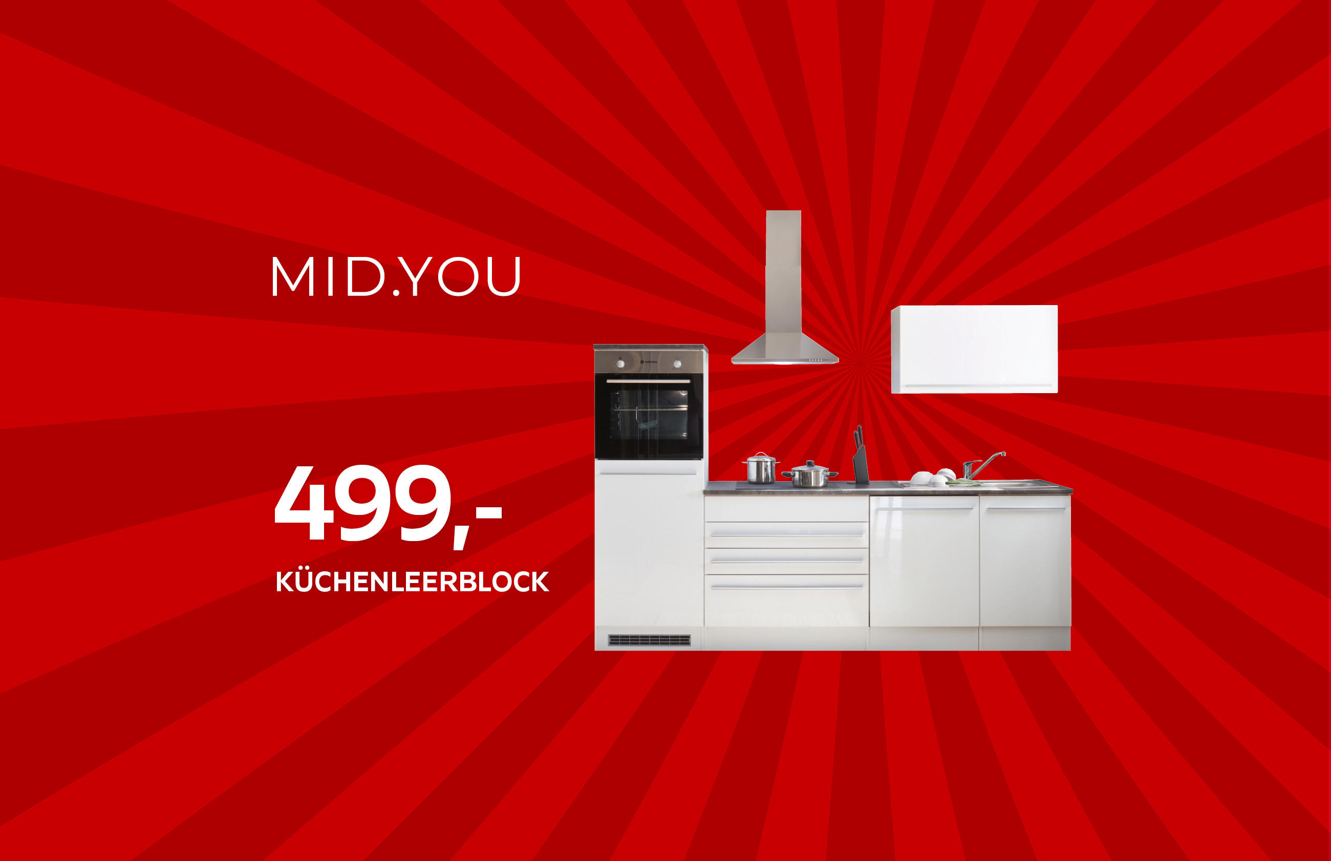 MID.YOU KÜCHENBLOCK 499,-