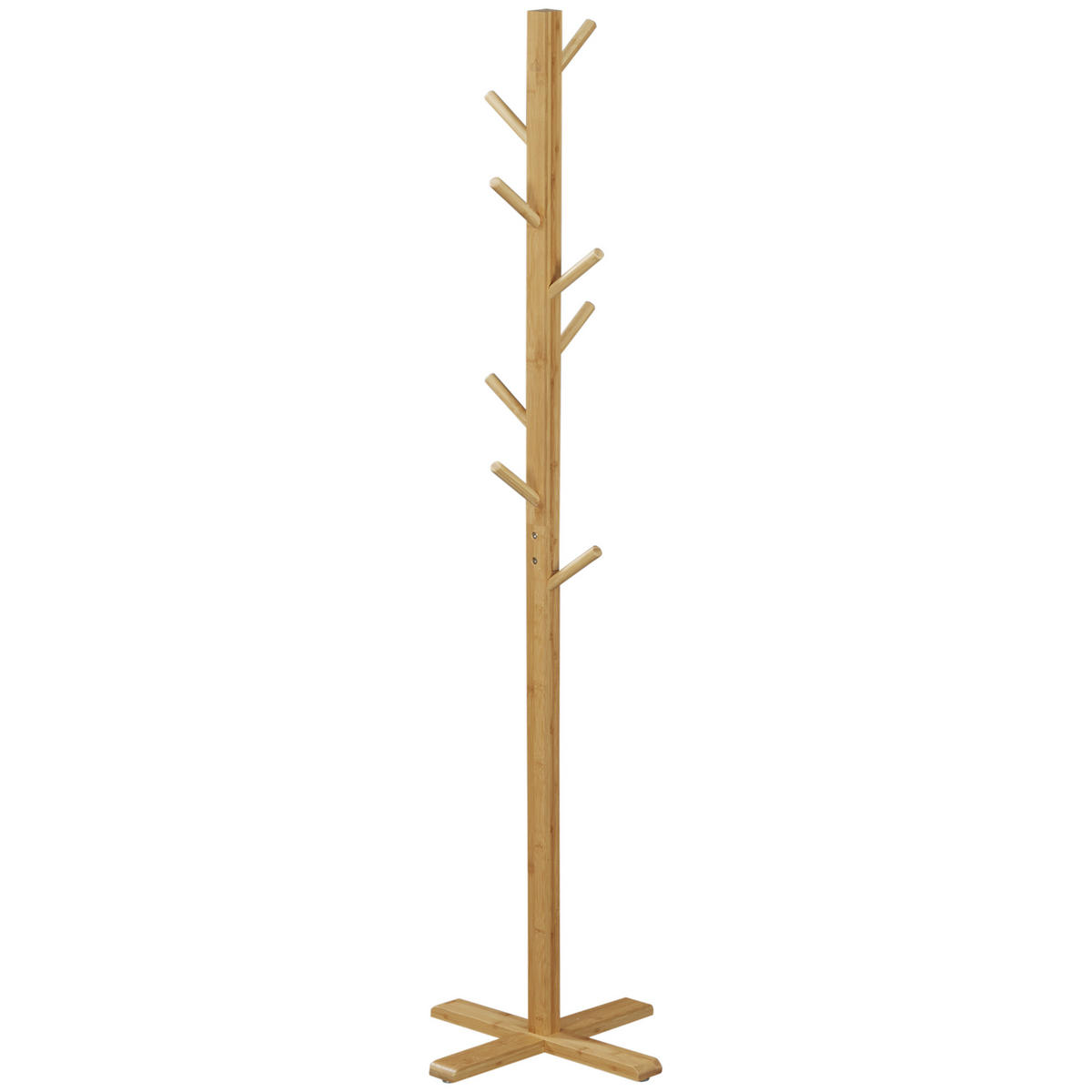 GARDEROBENSTÄNDER DE-09614 Natur - Naturfarben, Naturmaterialien (49.5/178/49.5cm) - ComfortXL