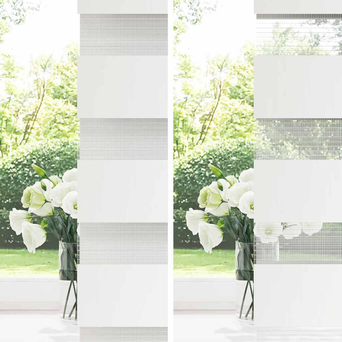 DOPPELROLLO 140,9/175 cm Stoffbreite 136,7 cm aus Polyester Grau - Grau, Textil (140/120cm) - vidaXL