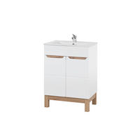 WASCHTISCHKOMBI 60 cm 3Teile - Bali White B BM17 in Weiß - Weiß, Holz (60/84/46cm)