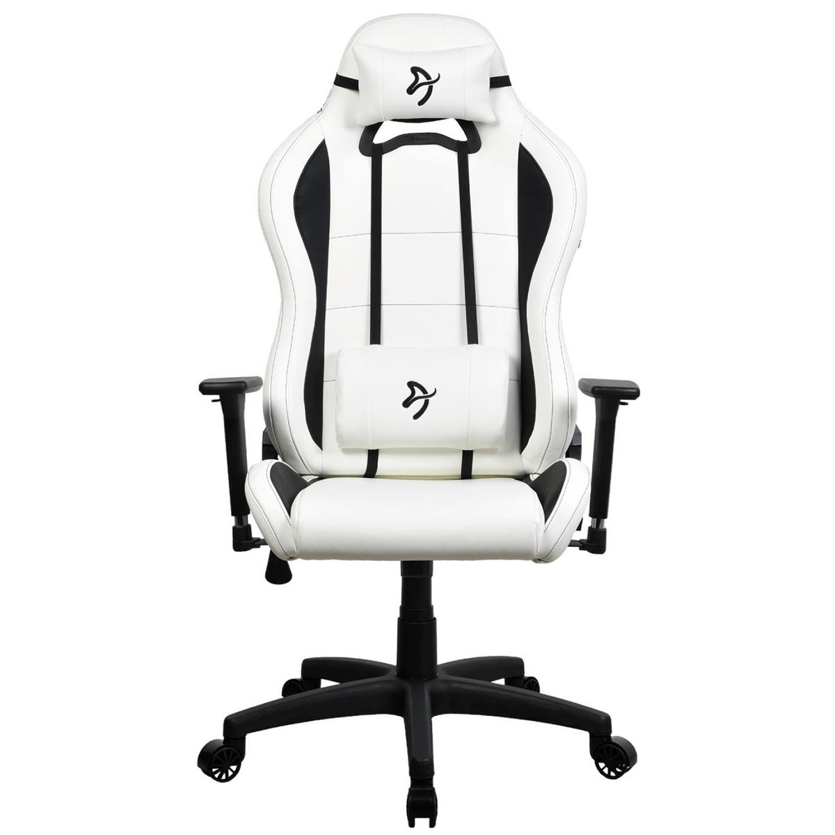 GAMINGSTUHL Torretta SoftPU™ Weiß - Schwarz/Weiß, Kunststoff/Metall (70/135/50cm) - Arozzi