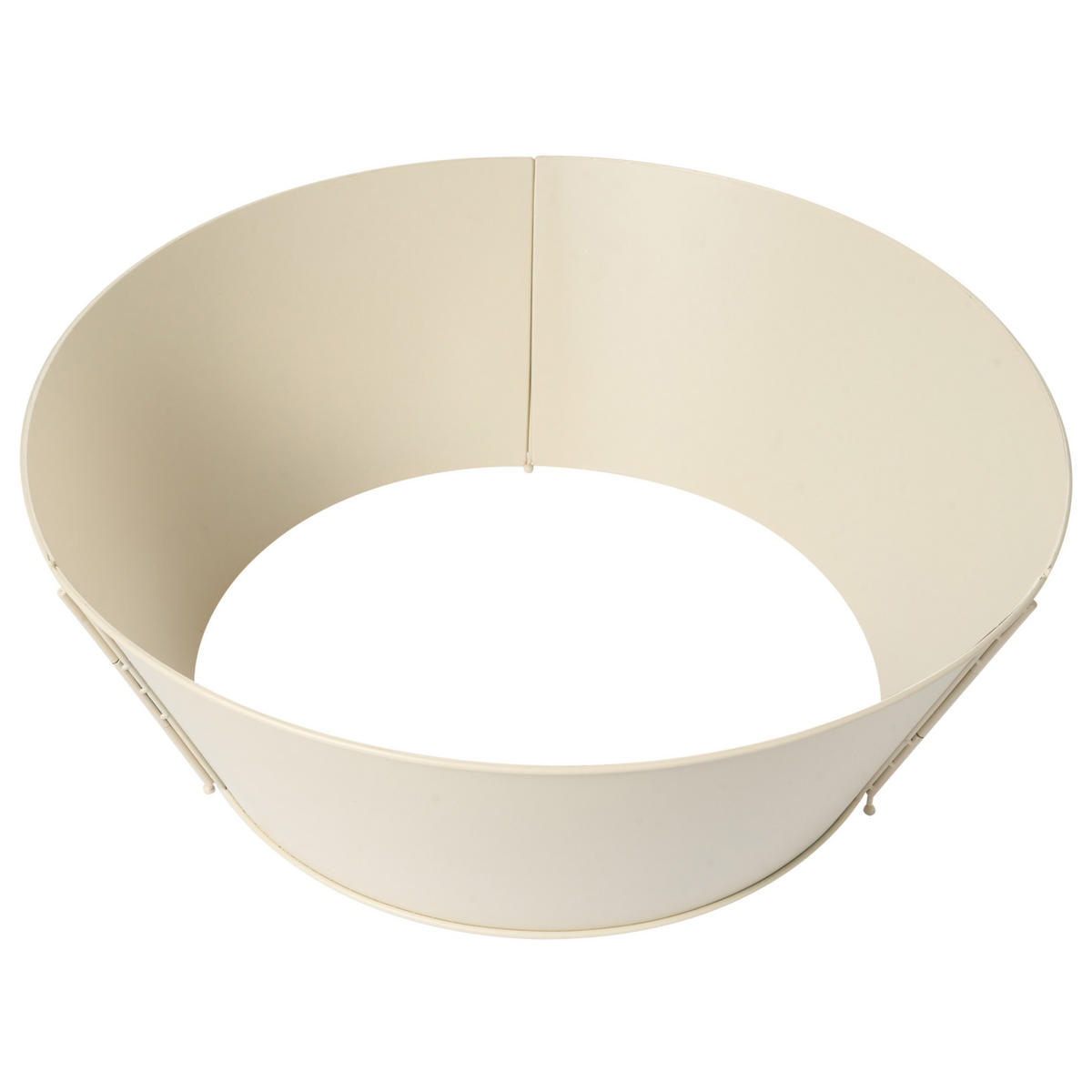 SUKNĚ POD VÁNOČNÍ STROMEK 25 cm Béžová Imatra - béžová, kov (65/25cm) - Beliani