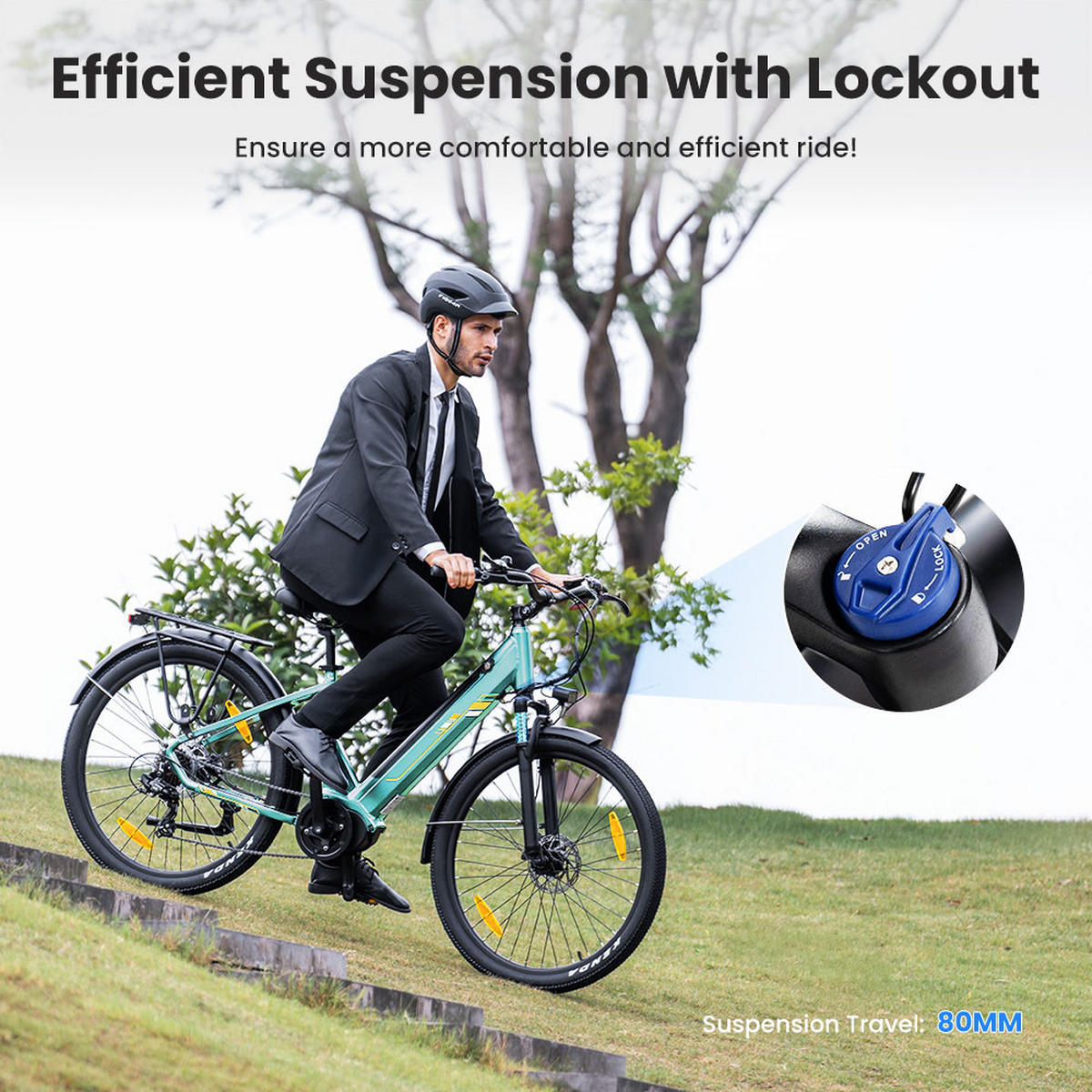 E-BIKE Touroll Urbano 3 – Leistungsstarker Mittelmotor für mühelose Fahrten - Blau, Metall (80cm)