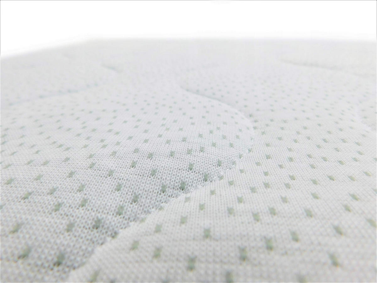 KINDERBETTMATRATZE 70/140 ALOE VERA Schaumstoffmatratze - Hellgrau, Naturmaterialien - Best for Kids