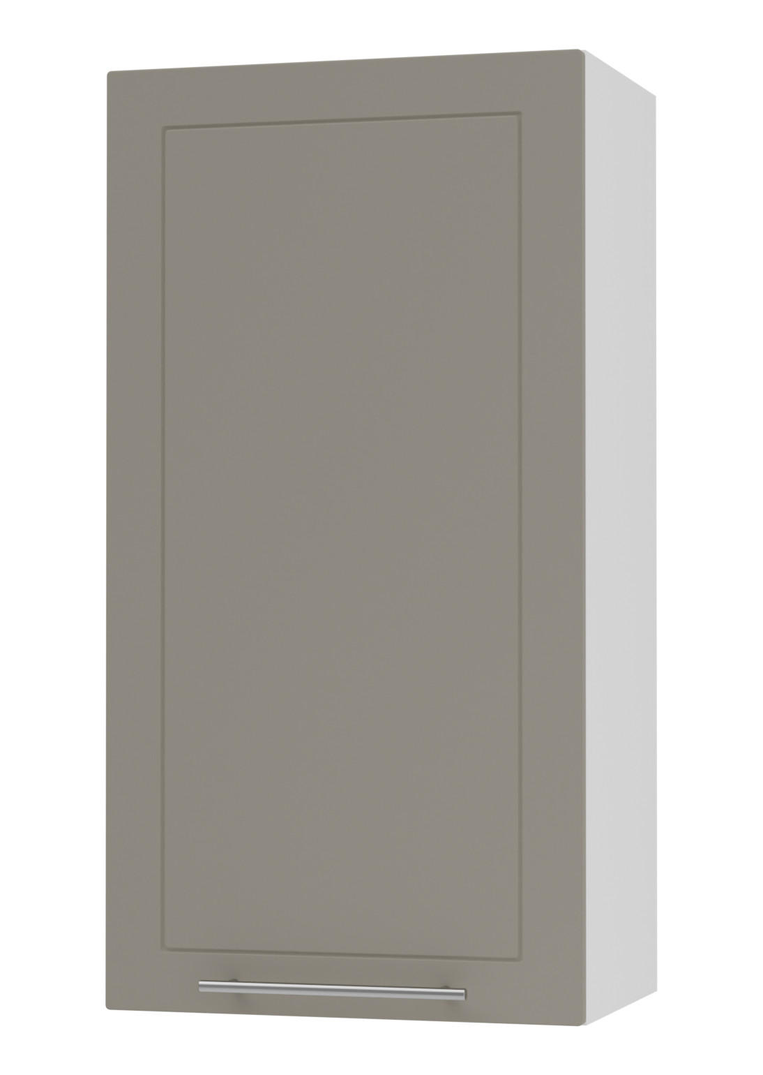 KÜCHENHÄNGESCHRANK Kvantum W4/50 Beige Matt / Weiß Matt 50 / 32,5 / 96cm - Beige/Weiß, Holz/Holzwerkstoff (50/96/32.5cm) - Feldmann-Wohnen