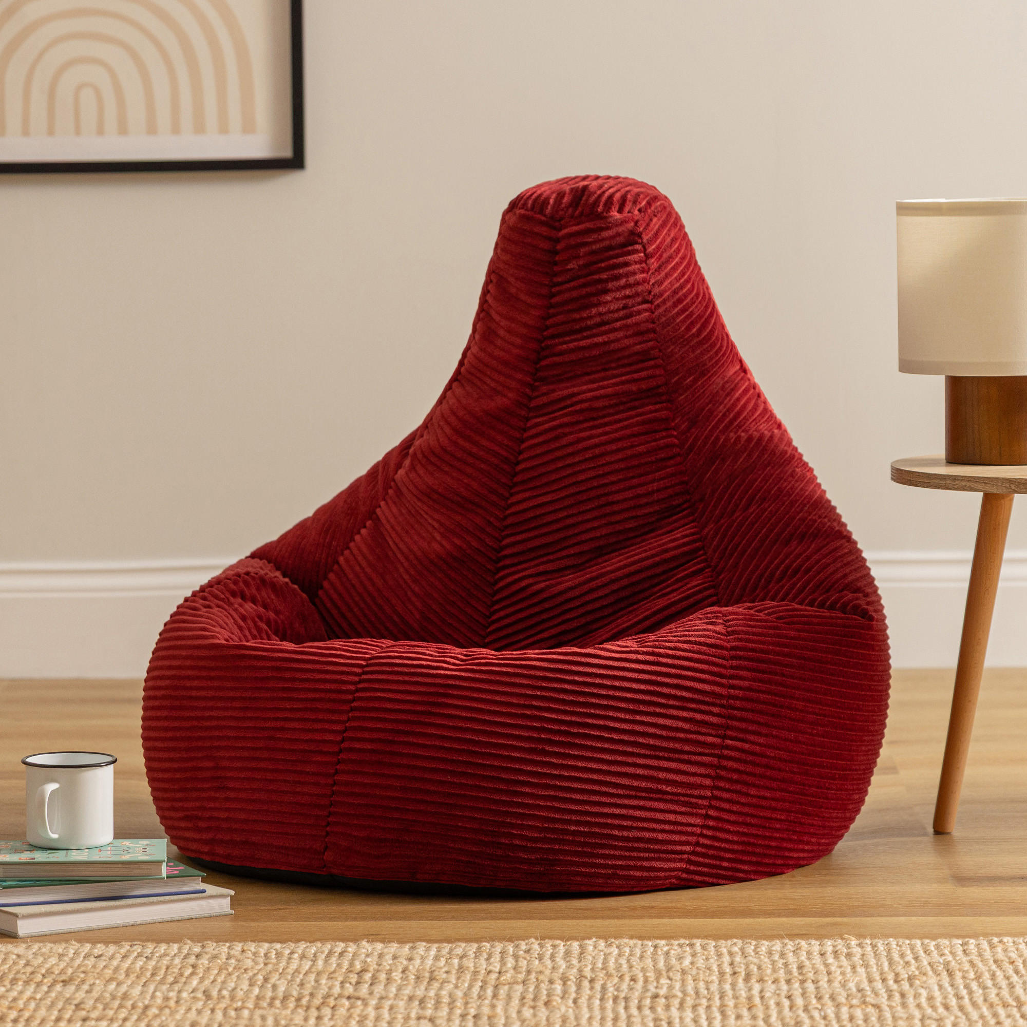 SITZSACK Dalton - Bordeaux, Kunststoff/Textil (90/73/84cm) - icon