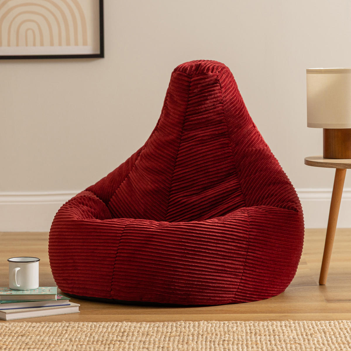 SITZSACK Dalton - Bordeaux, Kunststoff/Textil (90/73/84cm) - icon