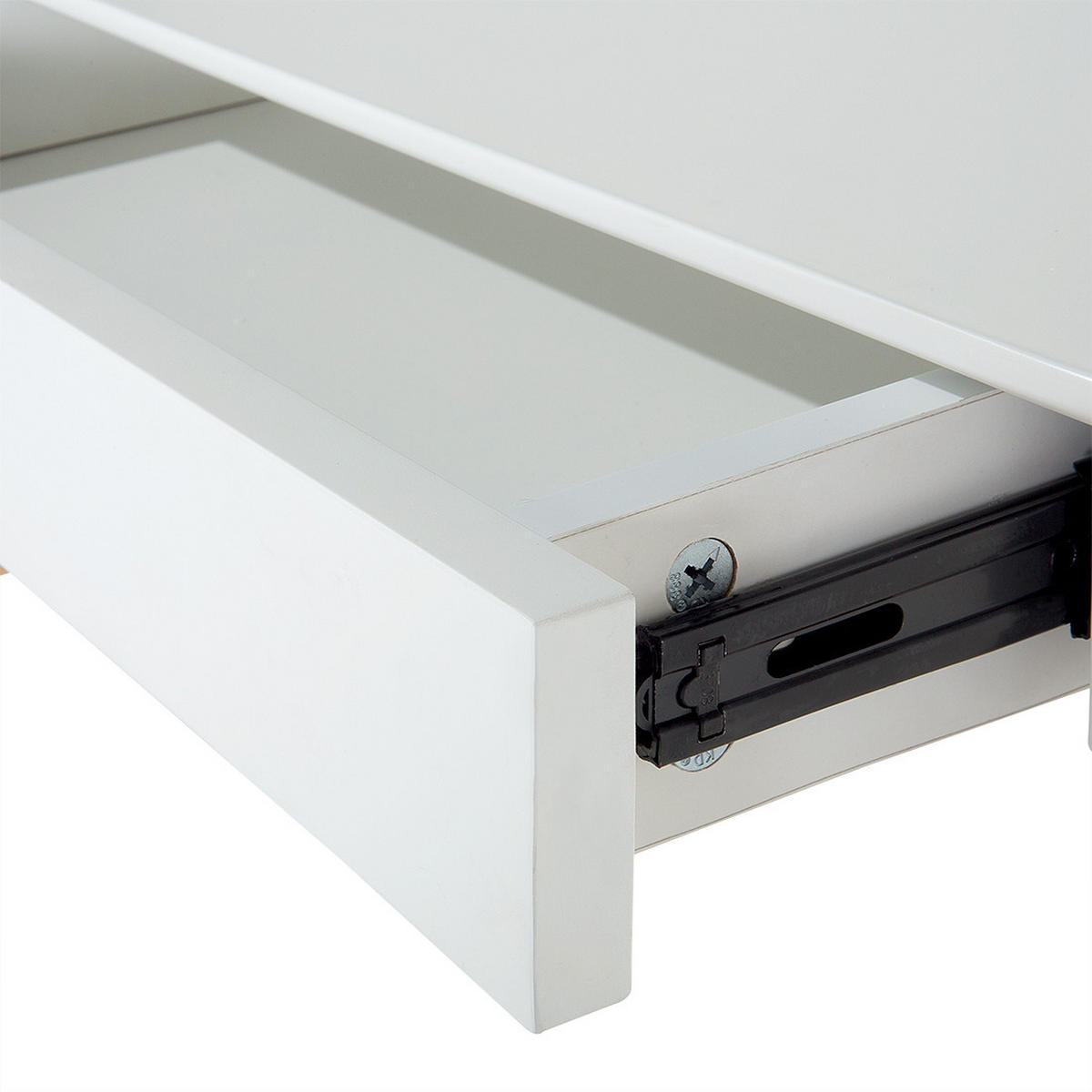 SCHREIBTISCH weiß 120/70/75 cm Sheslay - Weiß, Holzwerkstoff (70/120/75cm) - Beliani