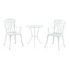 BISTRO-SET 3 TLG. Vena - Weiß, Metall - casa.pro