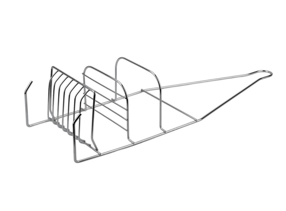 BADEZIMMERREGAL Carl 15/9,5/46cm Silber - Silberfarben, Metall (15/46/9.5cm) - Mondex