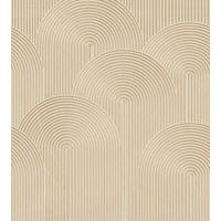 FOTOTAPETE 3D Muster 250 x 279 cm - Beige, Papier (250/279cm) - ESTAhome