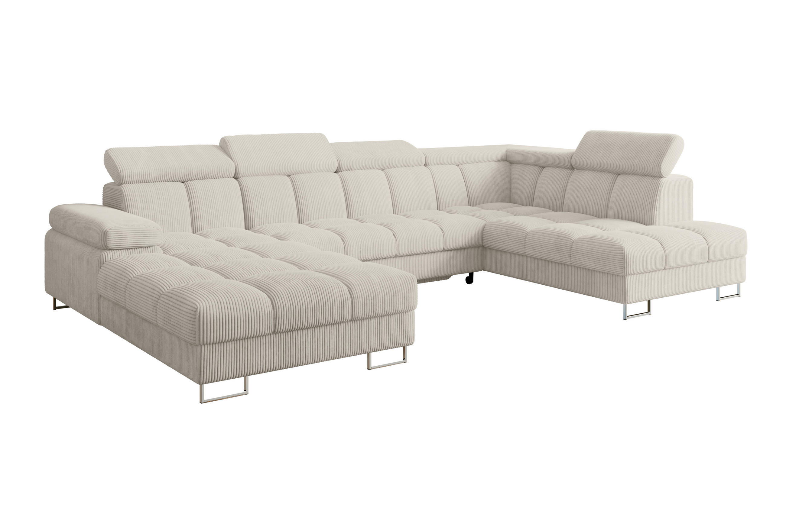 Altdecor Wohnlandschaft Mokka 203x79x345 cm