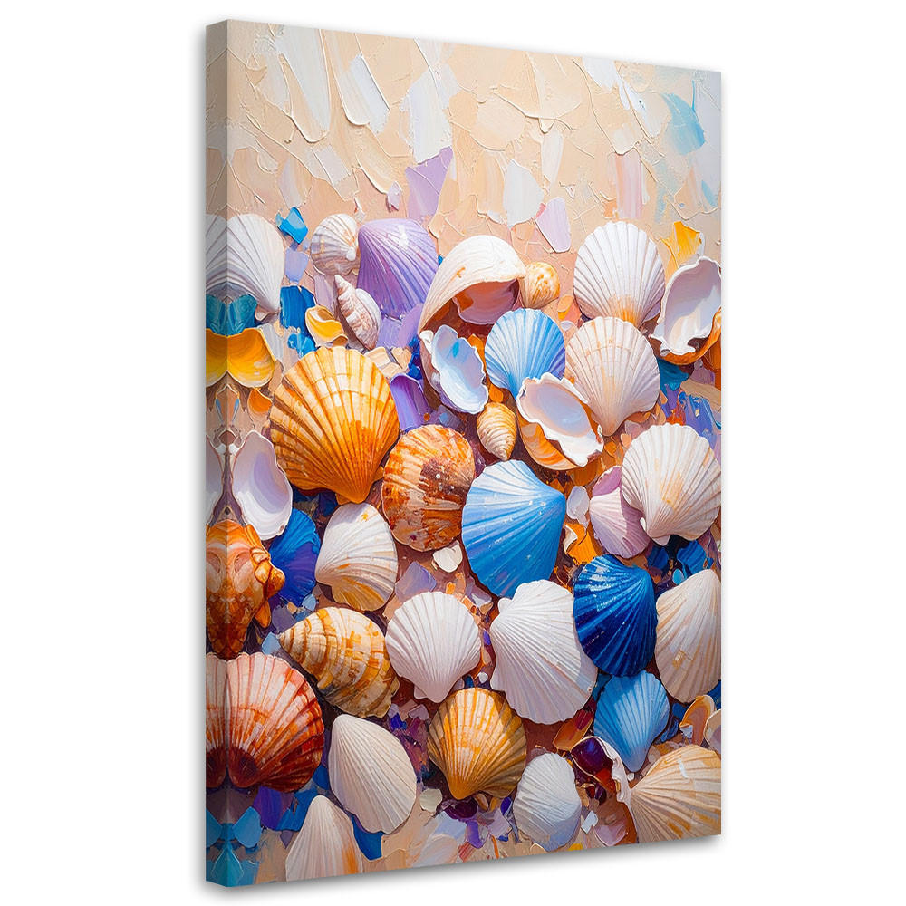Feeby Leinwandbild Mehrfarbig 70x100 cm