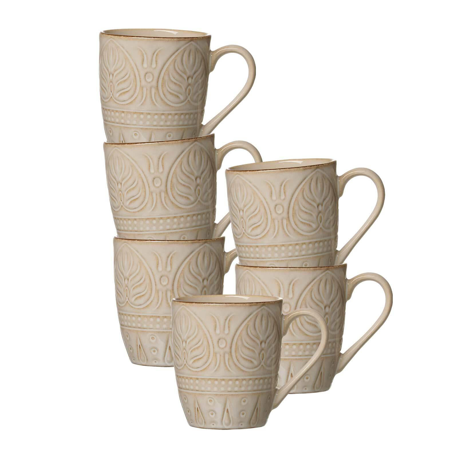 BECHER Omara beige 400 ml 6er Set - Beige, Keramik (0.4L) - Ritzenhoff Breker