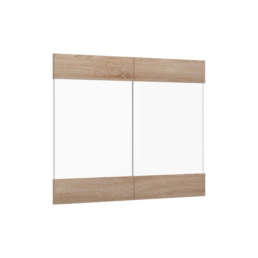 KÖKSFRONT R-Line Sonoma 79.2x59 cm möbelfront för väggskåp med glas Sonoma ek 59/79.2/1.6 cm