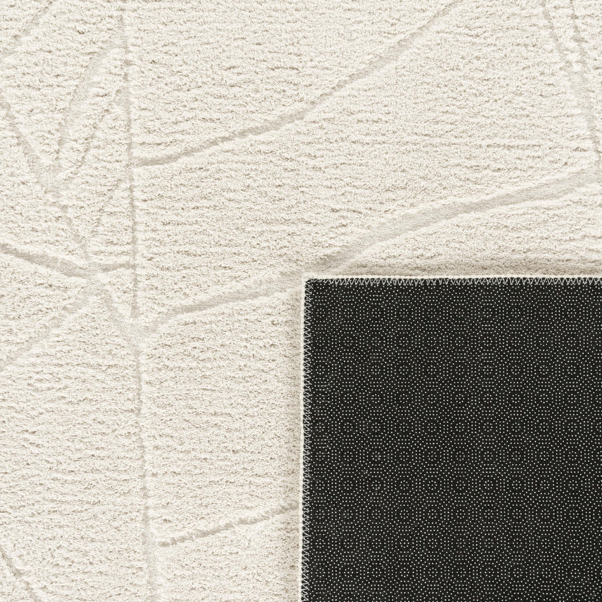HOCHFLORTEPPICH 160/160 cm Tokio 474 - Creme, Textil (160/160cm) - Paco Home