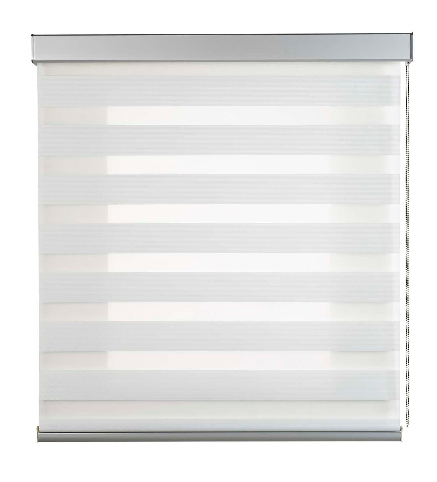 DOPPELROLLO Weiß 80x250 cm - Weiß, Kunststoff (80/250cm) - STORESDECO