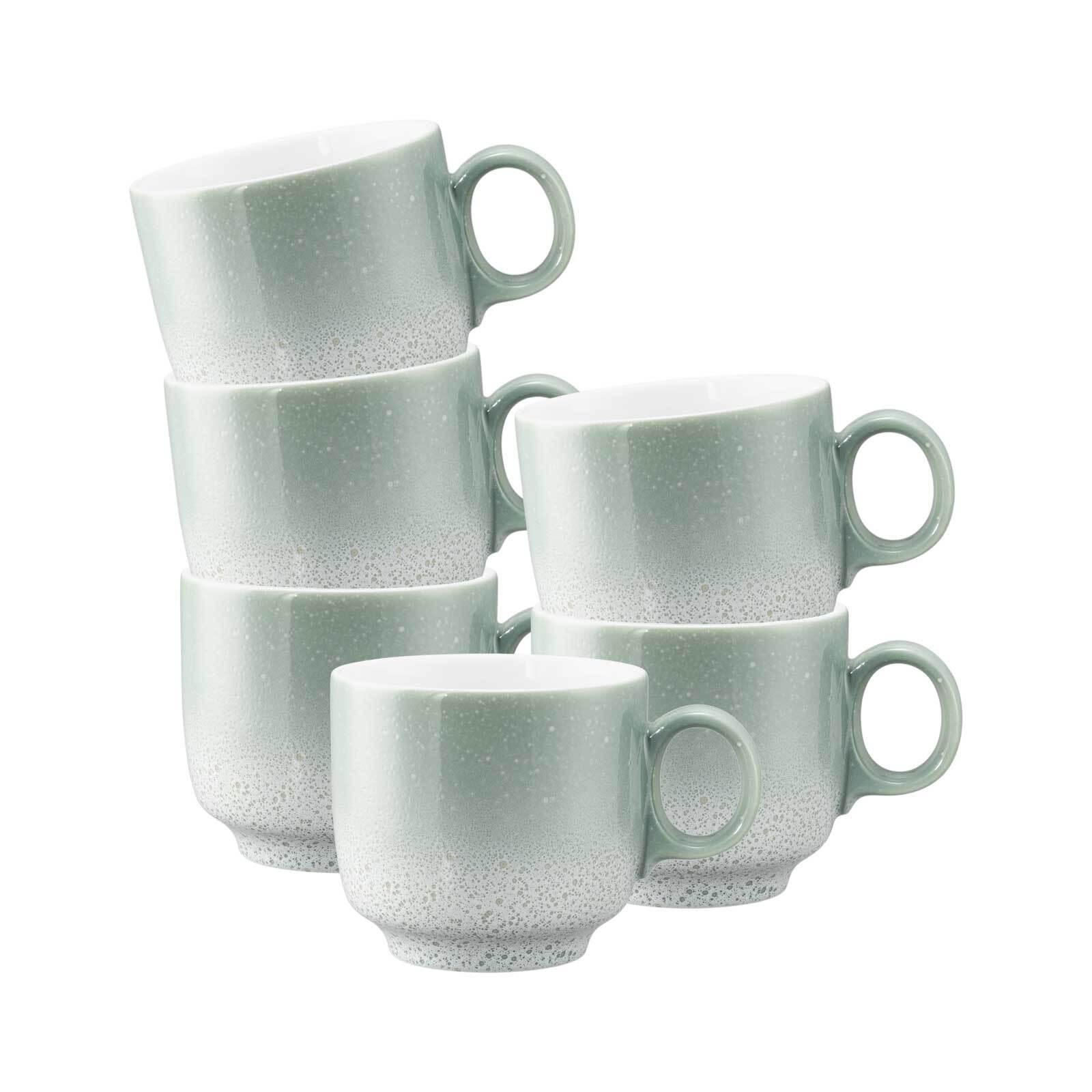 CAPPUCCINOTASSEN Sento Home Aura mint 300 ml - Mintgrün, Keramik (0.3L) - Seltmann Weiden