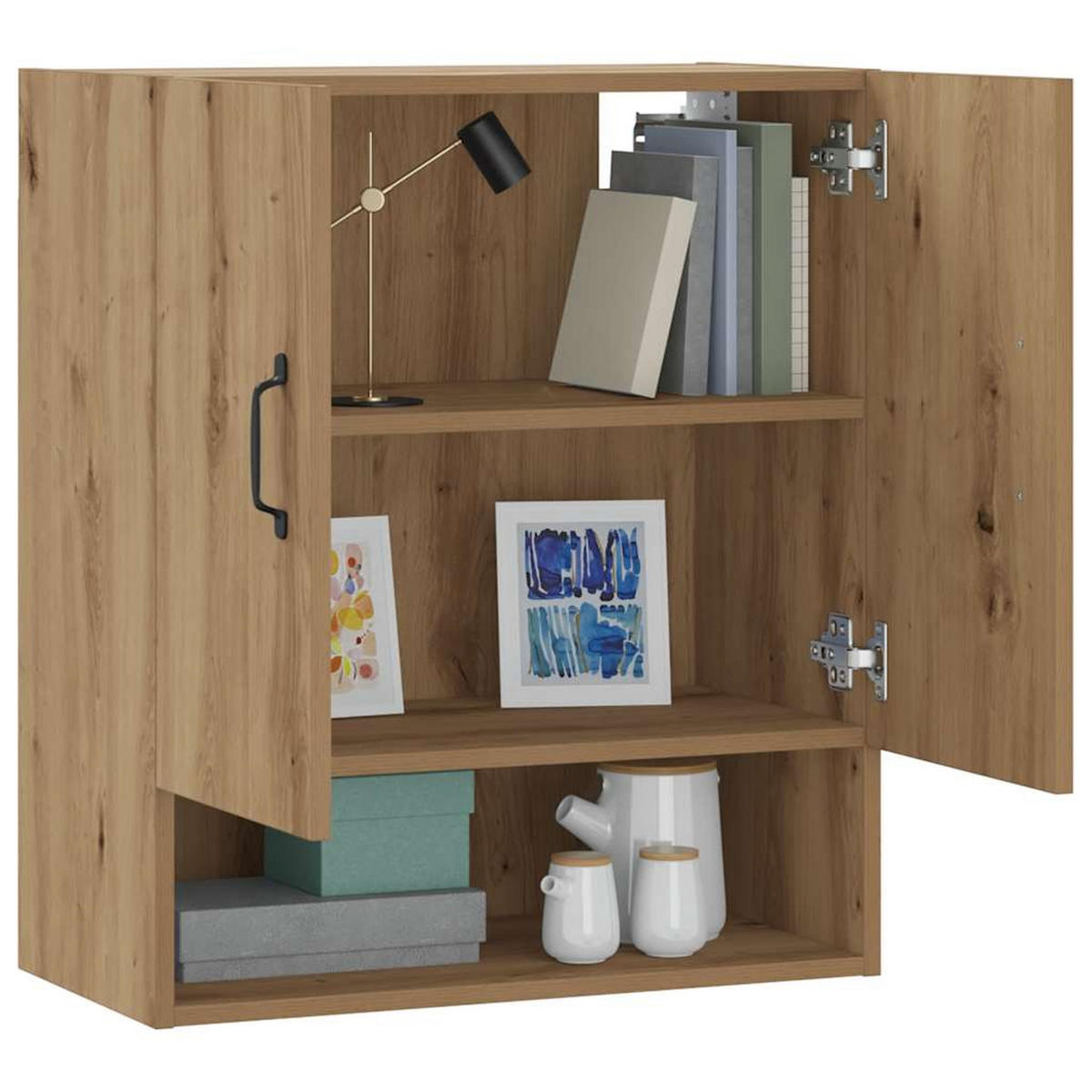 WANDSCHRANK Artisan-Eiche 60/31/70 Cm Holzwerkstoff - Eiche Artisan, Holzwerkstoff (31/70/60cm) - vidaXL