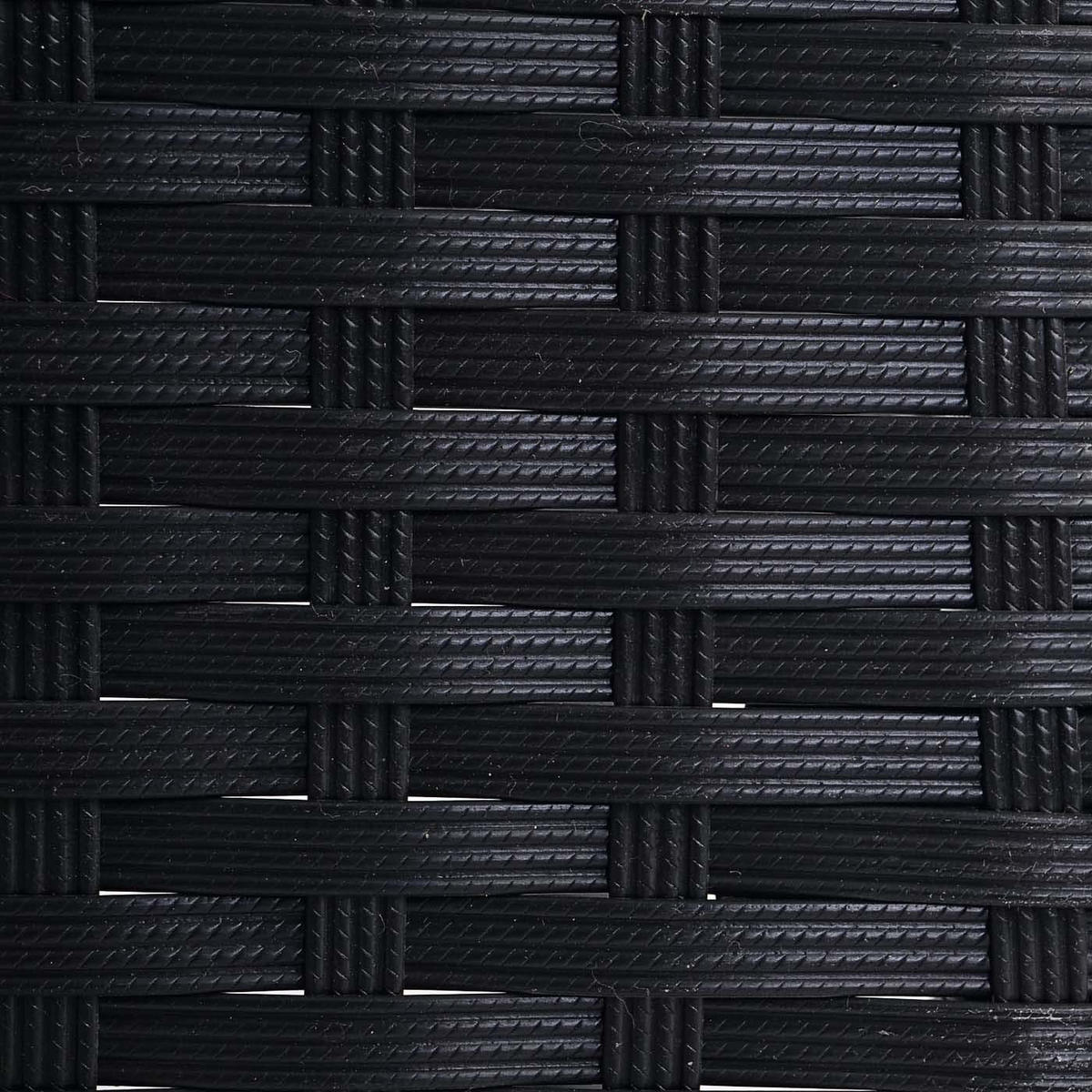 GARTENBANK 83x106x60cm Schwarz/Terrakotta - Schwarz, Metall (106/83/60cm) - PROREGAL