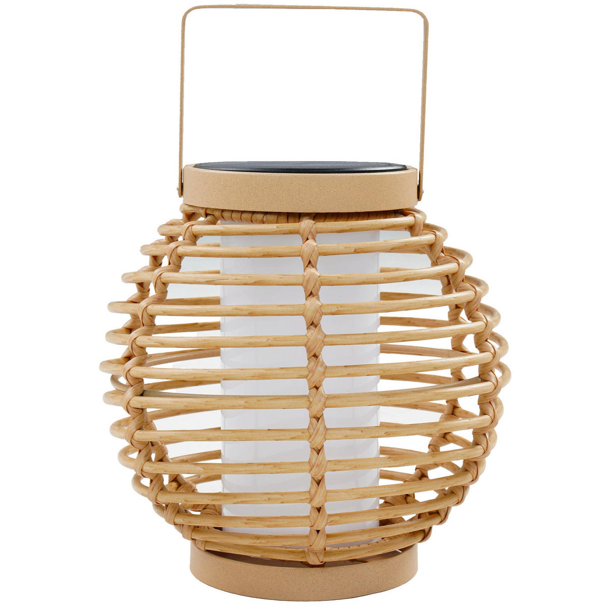 SOLARLATERNE BEEHIVE beige - Beige, Naturmaterialien (26/26/26cm) - Lumisky