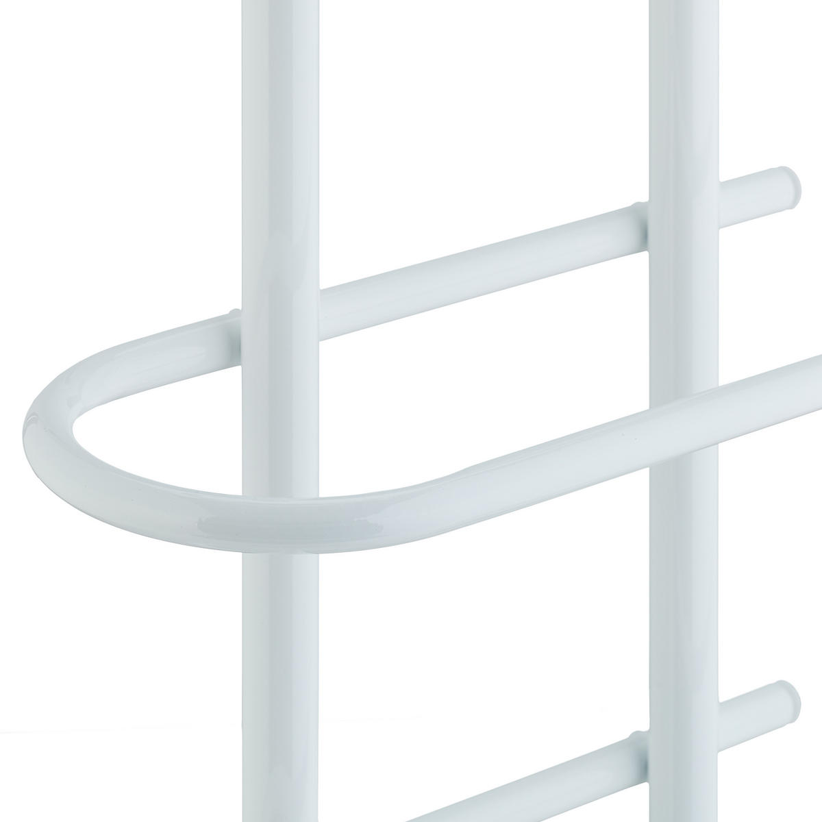 HANDTUCHSTÄNDER - Weiß, Metall (39/83/18cm) - Relaxdays